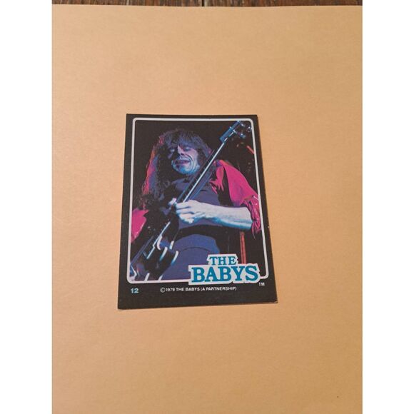 Vintage 1979 The Babys Trading Card #12 London Rock Band Collectible - Picture 1 of 2
